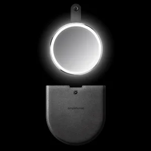 simplehuman ST3031 10cm Pouch Mount Sensor Mirror Compact Rose Gold Stainless Steel Rose Gold Stainless Steel W/ Case - sensor pouch