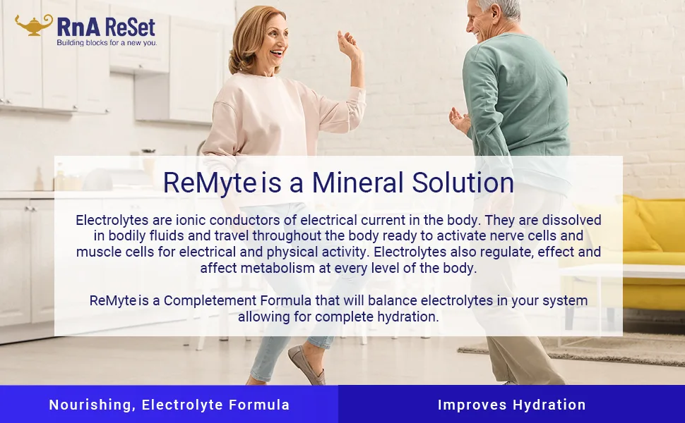 RnA ReSet - ReMyte Electrolyte Mineral Solution Liquid Multi Mineral 12 Minerals Including Iodine Selenium Zinc Magnesium Boron 480 ml - by Dr. Carolyn Dean (2-Pack) 2 Pack - Mineral solution