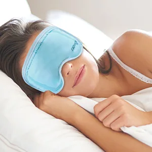 NEWGO Eye Cold Pack Gel Eye Mask Cold Therapy Clay Eye Mask with Soft Plush Backing for Dry Eyes Headaches Migraines Dark Circles Sinus - Blue - eye mask cold