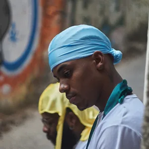 ForceWave 4 Pieces Silky Durags and Wave Cap Pack for Men Waves Moisture-Tech Fabric Satin Du-Rag Blue+red+black - Sky Blue durags