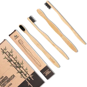 Isshah Extra Soft Bamboo Toothbrush Micro Nano 20 000 Bristles Toothbrushes for Sensitive Gum Pack of 8 - product information 3