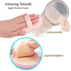 Joly Powder Puff for Makeup Face Powder (10 Pieces) 10 Count - puff