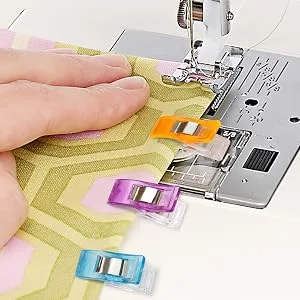 MumCraft Multipurpose Sewing Clips Pack of 160 with Premium Storage Tin Box Package Assorted Colors - product information 2