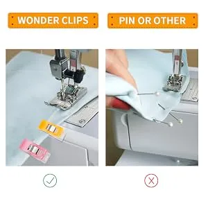 MumCraft Multipurpose Sewing Clips Pack of 160 with Premium Storage Tin Box Package Assorted Colors - product information 3