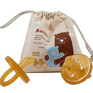 Sweetie Rubber Orthodontic Pacifier 2 Count 12-18 (L) Months Original Natural Rubber Pacifier - Our Packing