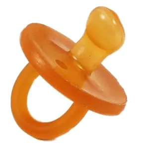 Sweetie Rubber Orthodontic Pacifier 2 Count 12-18 (L) Months Original Natural Rubber Pacifier - Round Orthodontic
