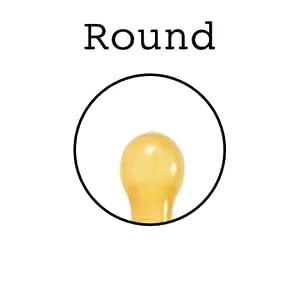 Sweetie Rubber Pacifier Natural Rubber Natural Rubber Pacifier with Symmetrical Nipple 2 Count (12-18 Month/Large) - Round