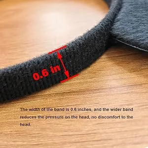CHuangQi Mouse Ears Solid Black and Pink Bow Headband for Boys & Girls Birthday Party Pack of 12 - product information 8