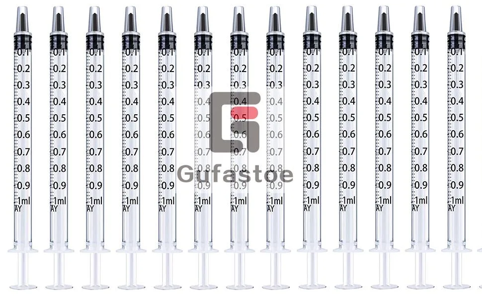 Gufastoe 1ml Syringes With Caps (Pack of 150) - product information 1