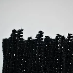 Black Pipe Cleaners (500 Pack) Chenille Stems for DIY Art Decorations Creative Craft (6 mm x 12 Inch) - Black pipe cleaners craft