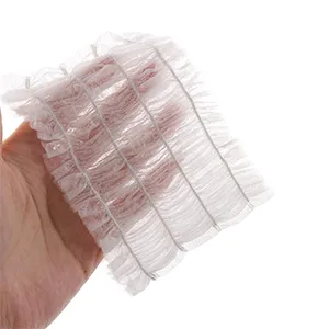 Greenour 100 Count Disposable Headbands for Facials Spa Head Wraps Soft Non-woven Individually Wrapped (White) - soft non-woven farbic