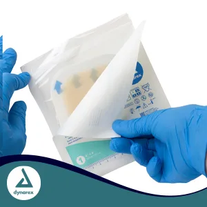 Dynarex Dynaderm Hydrocolloid Dressing Thin 4 x 4 Inch/10 Count 4 X 4 Inch/10 Count 1 - dynarex hydrocolloid dressing hydrocolloid patch amerigel hydrogel wound dressing bed sore bandages