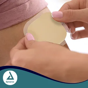Dynarex Dynaderm Hydrocolloid Dressing Thin 4 x 4 Inch/10 Count 4 X 4 Inch/10 Count 1 - ulcer bandages hydrogel wound dressing pads hydrocolloid wound hydrocolloid dressing wound care