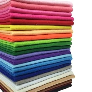 flic-flac 24pcs Thick 1.4mm Soft Felt Fabric Sheet Assorted Color Felt Pack DIY Craft Sewing Squares Nonwoven Patchwork (20 * 30cm) 20*30cm - product information 2