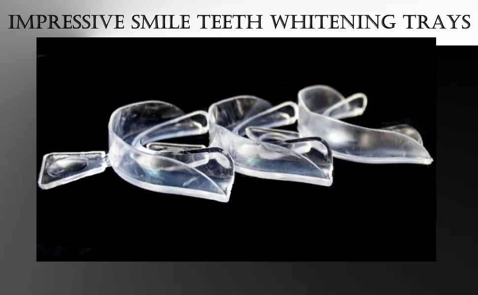 20/Pack Thermo-Molding Boil and Bite Teeth Whitening Mouth Trays Wholesale Value - IMPRESSIVE SMILE TEETH WHITENING TRAYS