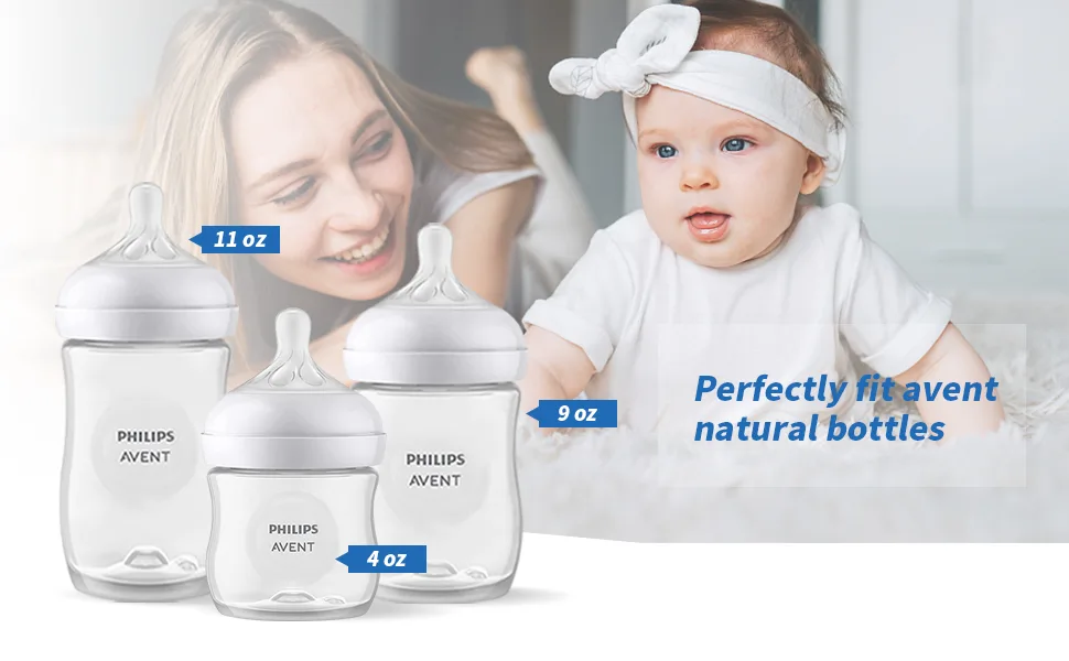 Sippy Cup Soft Spout Conversion Kit for Philips Avent Natural Baby Bottle Bottle Handles and Weighted Straw (2 Pack) 2 Pack WHITE - Sippy Cup Soft Spout
