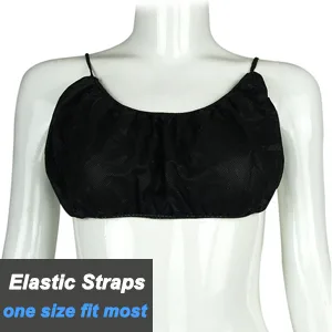 LIFESOFT Disposable Bras Sap Wraps Underwear Shoulder Loops Pack of 50 - disposable bra