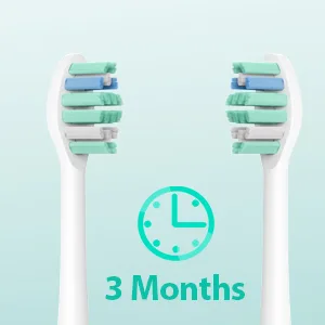 Toothbrush Replacement Heads Compatible with Philips Sonicare Soft Electric Brush Head Compatible with 2 Series ProtectiveClean DailyClean Plaque Control Gum 4100 5100 C2 G2 W 10 Pack - Sonicare Replacement Heads