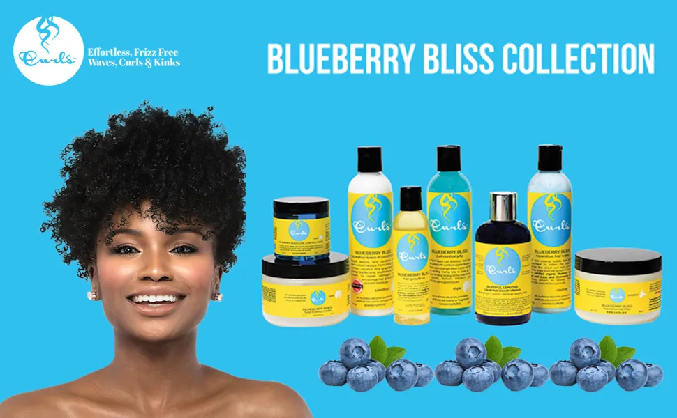 Curls Blueberry Bliss Curl Control Paste 4oz (Pack of 2) - Curls Blueberry Bliss Collection