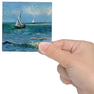 Tosnail 24 Pieces 3 x 3 Mini Canvas Panels Mini Stretched Canvas Small Canvas Boards Square Canvas for Painting Craft 24 Pieces Pack - Mini Canvas Panels