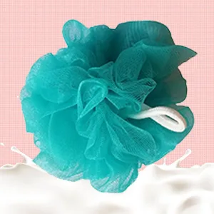 3 Pack Blue Loofah Sponge Body Scrubber Bath Sponge Luxury Loofah for Women Men - BathSponge