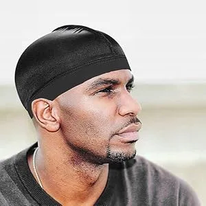 3+1 Wave Caps Silky Durags Pack for Men Waves Stocking Wave Cap Good Compression Over Durag Satin Doo Rag 114g - product information 2