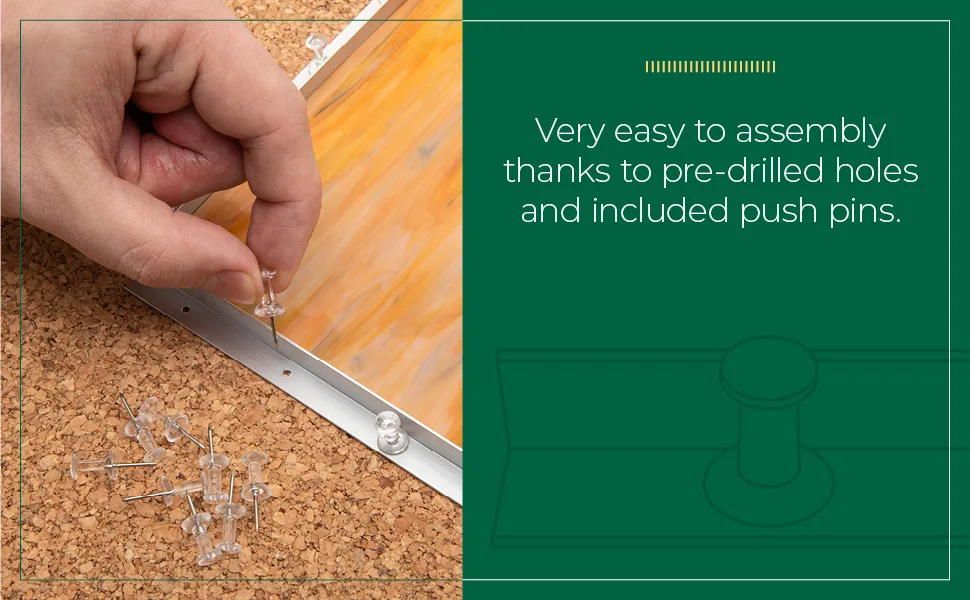 GEWAHEE 6 Layout Block System - Pack of 10 - for Stained Glass Making - Complete with Copper Foil Tape - Easy to assembly thanks to pre-drilled holes and included push pins