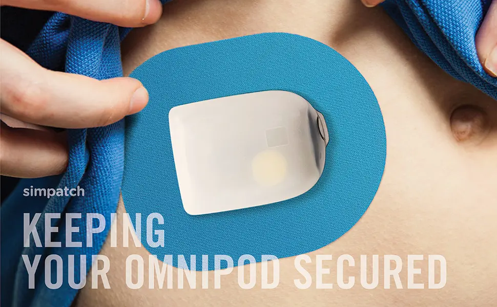 SIMPATCH OmniPod Adhesive Patch (25-Pack) Waterproof Adhesive CGM Tape Multiple Color Options Biege - product information 1