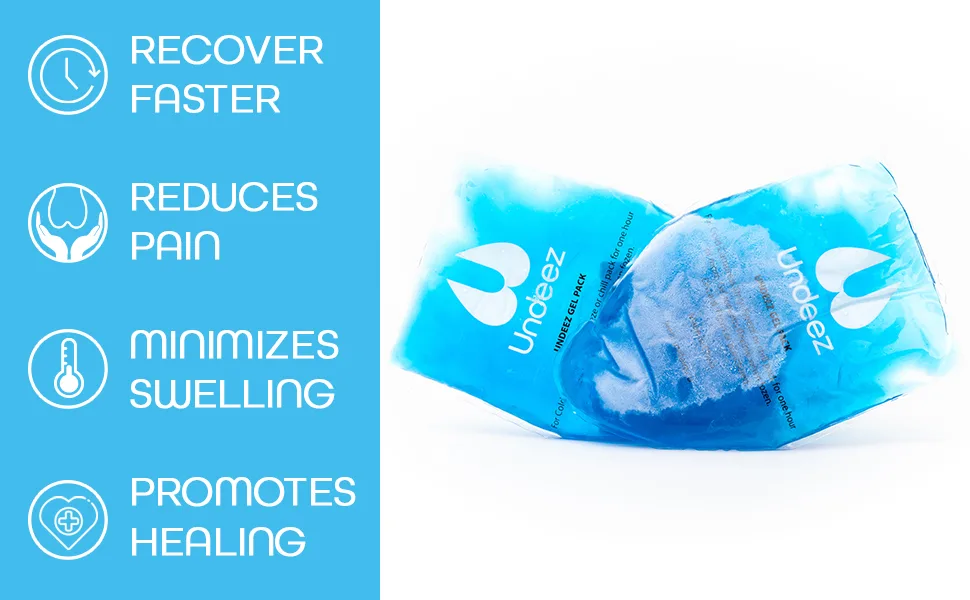 Vasectomy (2) Ice Pack Underwear Inserts - Nutsicle Custom Fit Vasectomy Ice Packs for Pain Relief During Vasectomy Recovery - Vasectomy Gift for Men - Vasectomy Gift Ice Pack