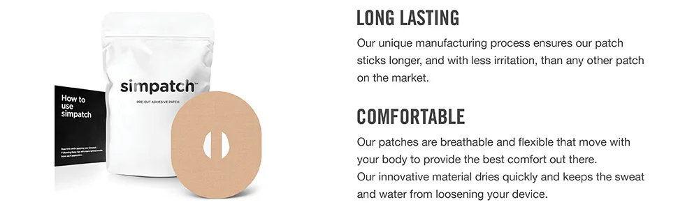 SIMPATCH Adhesive Tape for Dexcom G7 with Strap (25-Pack) - product information 2