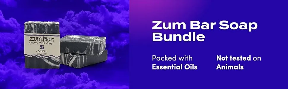 Zum Bar Goat's Milk Soap - Cedar - 3 oz (3 Pack) - product information 4
