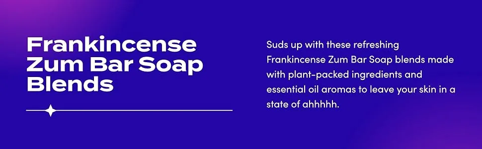 Zum Indigo Wild Frankincense Bar Soap Blends 3-Pack - Module 4