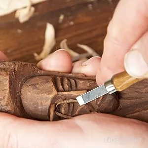 14 Piece Wood Carving Tools Set with Whetstone and Protective Case Chisels Gouges Scrapers V Parting Relief Tools For Wood Blocks Basswood Softwoods Beginners Projects - carve