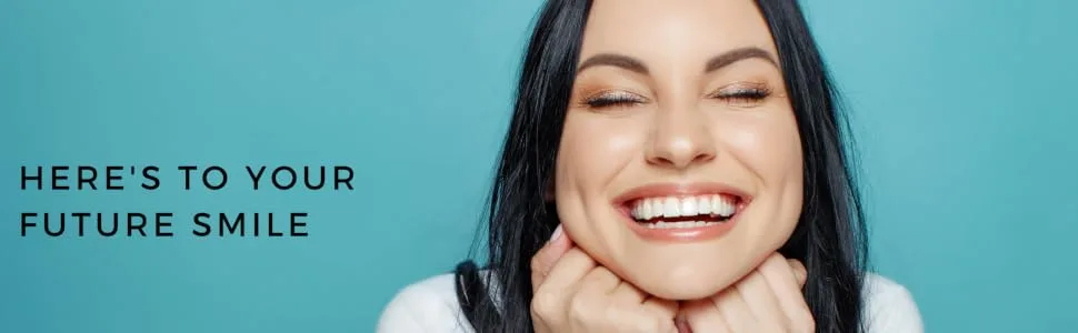 Protect Your Teeth and Sleep with DENTEMP Protect-IT Mouth Guard for Clenching Teeth at Night - 8 Pack Custom Fit Night Guards for Teeth Grinding Guards for Sleep - Dentemp header "here's to your future smile"