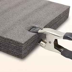 2 Pack Customizable Polyethylene Foam Packing Material for Shipping Inserts Crafts (12 x 12 In) - thickness