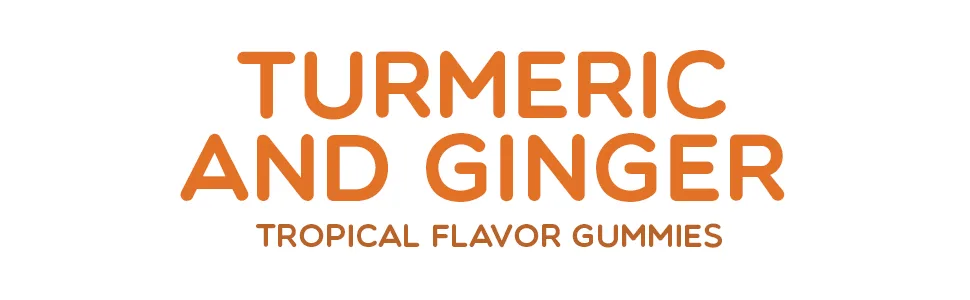Turmeric Curcumin & Ginger Chewable Gummies for Adults and Children.Vegan Friendly Kosher & Halal Gluten Free Non GMO. 60 Count - product information 2