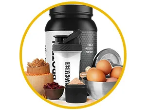 Utopia Home 2-Pack Shaker Bottle - 24 Ounce Protein Shaker Bottle for Pre & Post workout drinks - Classic Protein Mixer Shaker Bottle with Twist and Lock Protein Box Storage(All Black & Clear/Black) - Shaker Bottle