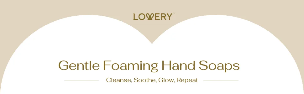 LOVERY Foaming Hand Soap 3Pack Moisturizing Hand Soap with Aloe Vera & Essential Oils Alcohol-Free Hand Wash in Honey Almond Pomegranate Peach Lavender Jasmine Scent for Kitchen Bathroom Honey Almond Peach Lavende... - foaming hand soaps foam soap foam wash hand wash sanitize clean cleanse moisturize soothe skin soft