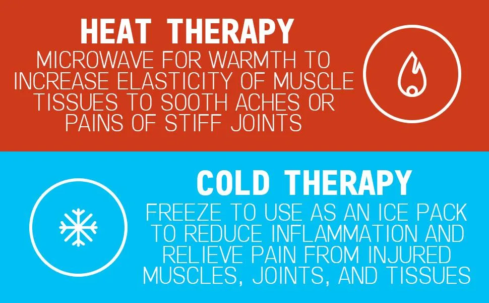 Oversized Reusable Hot & Cold Gel Ice Pack Wrap for Warm Compress and Cold Therapy for Hip Ankle Back Shoulder Knee Arm Neck Elbow FSA or HSA Eligible - product information 5