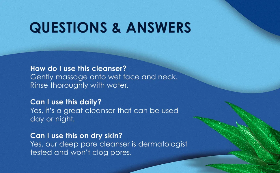 Noxzema Cleanser Daily Deep Pore Cleanser 6 oz (Pack of 4) - product information 3