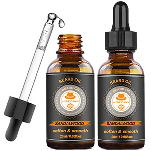 Upgraded Beard Grooming Kit w/Beard Conditioner 2 Pack Beard Oil Beard Balm Beard Brush Beard Shampoo/Wash Beard Comb Mustache Scissors Storage Bag Beard E-Book Beard Growth Care Gifts for Men - beard oil