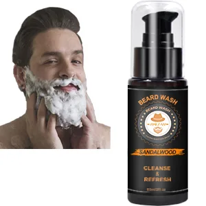 Upgraded Beard Grooming Kit w/Beard Conditioner 2 Pack Beard Oil Beard Balm Beard Brush Beard Shampoo/Wash Beard Comb Mustache Scissors Storage Bag Beard E-Book Beard Growth Care Gifts for Men - beard wash
