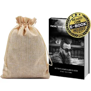 Upgraded Beard Grooming Kit w/Beard Conditioner 2 Pack Beard Oil Beard Balm Beard Brush Beard Shampoo/Wash Beard Comb Mustache Scissors Storage Bag Beard E-Book Beard Growth Care Gifts for Men - Storage Bag