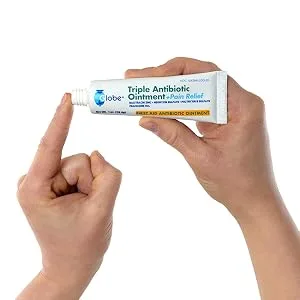 Globe Triple Antibiotic + Pain Relief Dual Action Ointment 1 Oz | 24 Hour Pain and Infection Protection (12- Value Pack) (12 Pack) - globe triple plus pain ointment