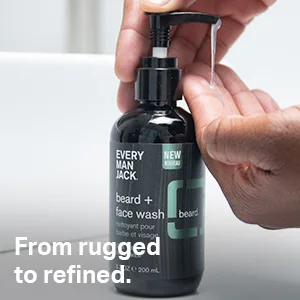 Every Man Jack Recovery Beard + Face Lotion for Men - with a Warm Sandalwood Scent 3.2 oz - Twin Pack - image