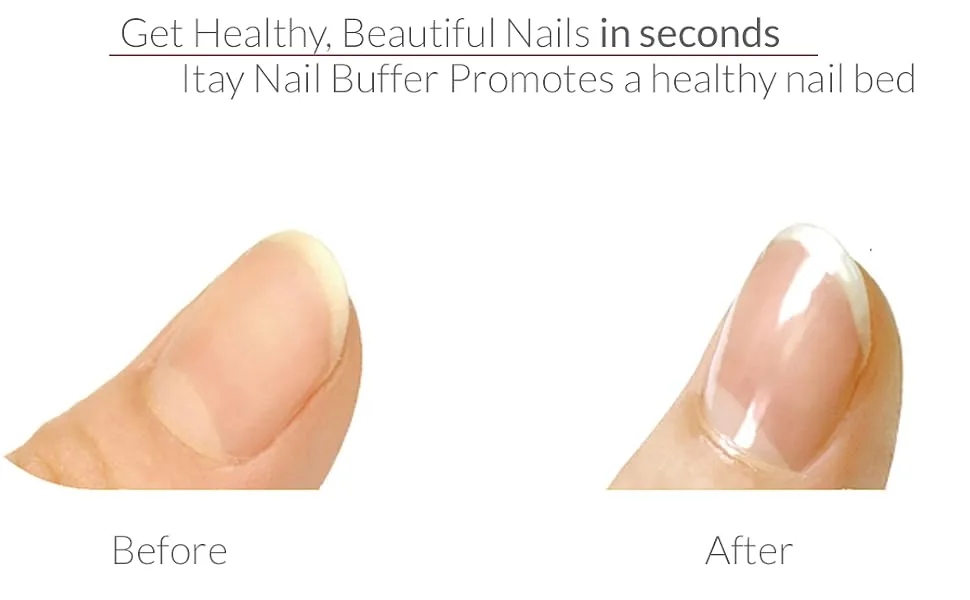 Nail Buffer by Itay Mineral Cosmetics Natural Nail Shiner 4 Way Block Diamond Buffing Block 3 Count - nail buffer and shine kit
