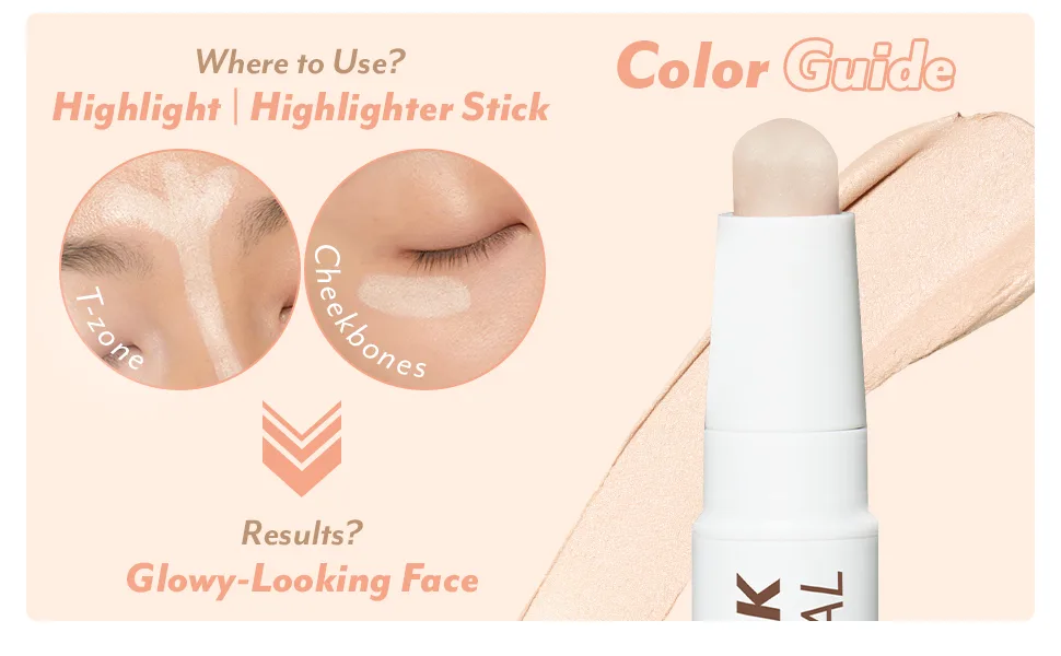 I'M MEME I'm Multi Stick Dual | Two Shade Shading and Highlighting Matte Finish | Suitable for Beginners Portable Size | 001 Contouring 05 Countouring & Highlighting 2-1 Stick - product information 17