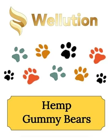 WELLUTION 60 caps - Herbal Supplement - Support You Skin Naturally with Natural Ingredients 60 Count (Pack of 1) - Wellution Hemp Gummy Bears