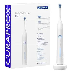 Curaprox Sensitive Electric Toothbrush Replacement Heads for Electric Toothbrush (2 Pack) - Curaprox Hydroso ic Pro Orthodontic Electric Toothbrush