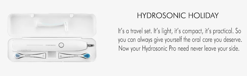 Curaprox Sensitive Electric Toothbrush Replacement Heads for Electric Toothbrush (2 Pack) - Travel set